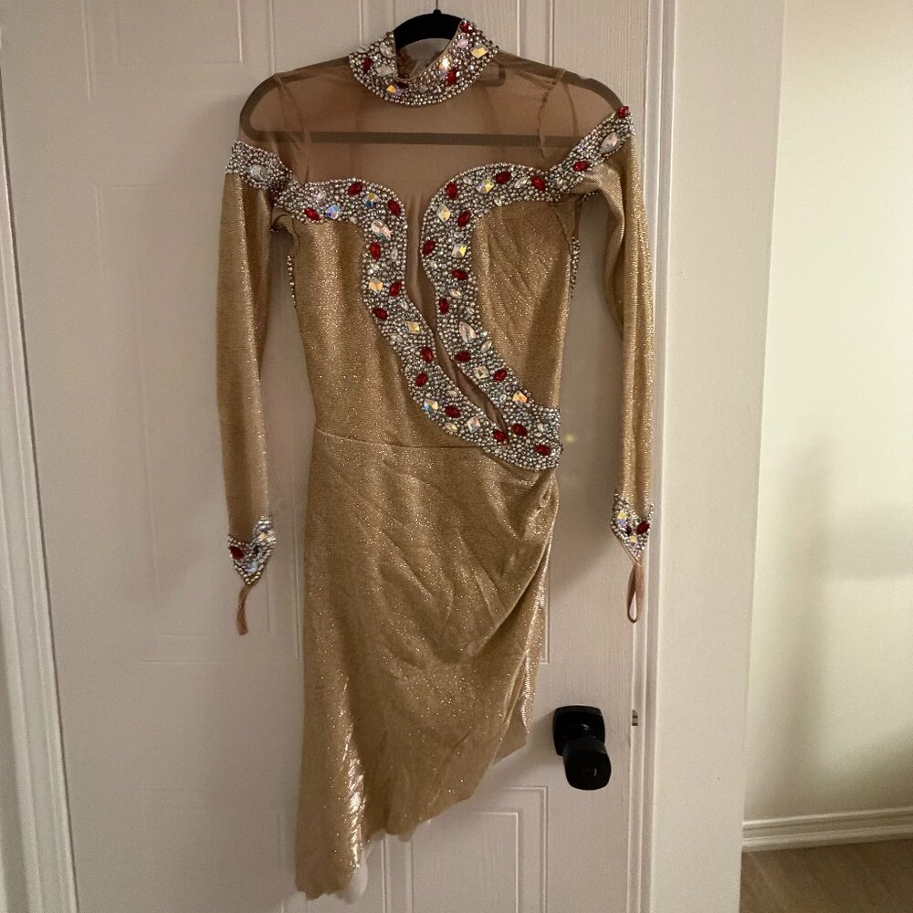 Piper Gilles - First Tango Free Dance Dress (All Swarovski Crystals)